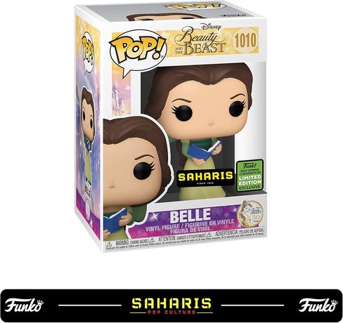 POP! Beauty and The Beast: Belle in Green Dress with Book 2021 Spring Convention Exclusive in Saudi Arabia