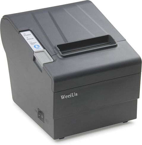 POS Thermal Receipt Printer, USB Ethernet LAN Serial Connection, with auto-Cutter, Restaurant Printer, 3 1/8 80mm, Support Windows ESC/POS, RJ11RJ12 Cash Drawer in Saudi Arabia