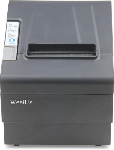 POS Thermal Receipt Printer, USB Ethernet LAN Serial Connection, with auto-Cutter, Restaurant Printer, 3 1/8 80mm, Support Windows ESC/POS, RJ11RJ12 Cash Drawer in Saudi Arabia