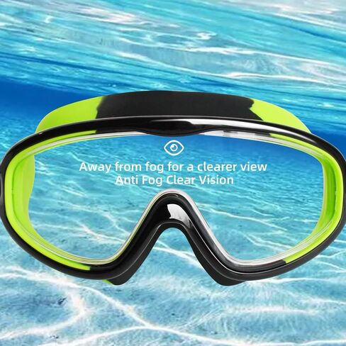 Ayaroun Kids Swim Goggles 2 Pack Anti Fog Wide Vision Swimming Goggles for Kids Age 3-15 with Nose Clips+Ear Plugs in Saudi Arabia
