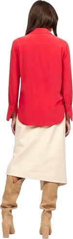Equipment Women’s Quinn Solid Blouse with Pockets – Oversized Silk Blouse for Women in Saudi Arabia