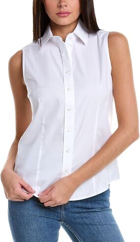 Brooks Brothers Women's Non-Iron Stretch Sleeveless Fitted Blouse in Saudi Arabia