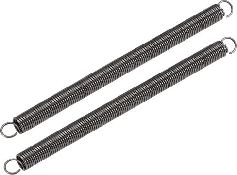 uxcell Compression Spring,10mm OD,1.2mm Wire Size,272mm Extended Length,160mm Free Length,Spring Steel,6.6Lbs Load Capacity,Grey 2pcs in Saudi Arabia