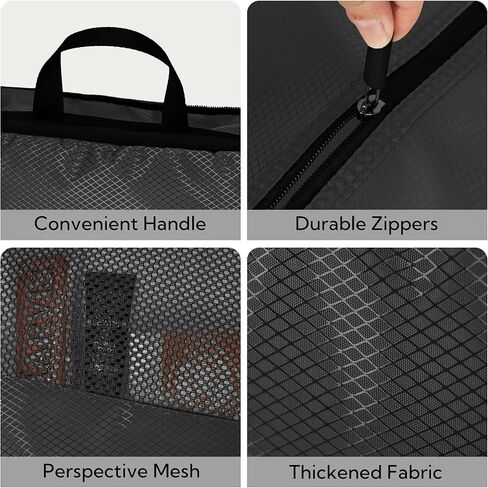 تقول الجدة إن مكعبات التعبئة المضغوطة لمجموعة السفر، وأكياس الضغط ورف التعبئة المعلق، مجموعتان، أساسيات السفر in Kuwait