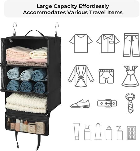 تقول الجدة إن مكعبات التعبئة المضغوطة لمجموعة السفر، وأكياس الضغط ورف التعبئة المعلق، مجموعتان، أساسيات السفر in Kuwait