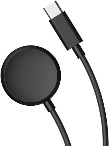 𝐔𝐩𝐠𝐫𝐚𝐝𝐞𝐝 Watch Charger Compatible for Google Pixel Watch, Fast Charging Cable [Portable] Wireless Charging (Black) in Saudi Arabia