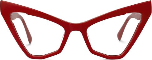VOOGLAM Multicolor Cat Eye Blue Light Blocking Glasses, Fashion Fake Glasses Frame for Women Anti Eyestrain & UV in Saudi Arabia