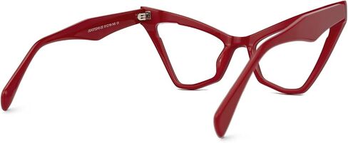 VOOGLAM Multicolor Cat Eye Blue Light Blocking Glasses, Fashion Fake Glasses Frame for Women Anti Eyestrain & UV in Saudi Arabia