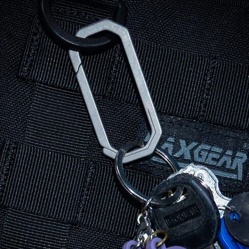 WANERSEN EDC التيتانيوم حلقة تسلق كليب متعددة الوظائف المفاتيح الإفراج السريع مفتاح حامل أدوات في الهواء الطلق in Kuwait