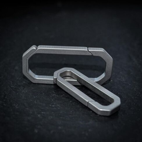 WANERSEN EDC التيتانيوم حلقة تسلق كليب متعددة الوظائف المفاتيح الإفراج السريع مفتاح حامل أدوات في الهواء الطلق in Kuwait