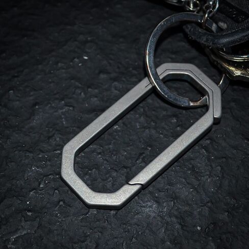 WANERSEN EDC التيتانيوم حلقة تسلق كليب متعددة الوظائف المفاتيح الإفراج السريع مفتاح حامل أدوات في الهواء الطلق in Kuwait