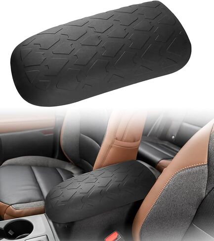 Car Center Console Armrest Cover Fits for Ford Bronco Sports 2021 2022 TPE, Anti-Scratch Resistant Armrest Box Protective Cover Waterproof Cushion Soft Arm Rest Pad in Saudi Arabia