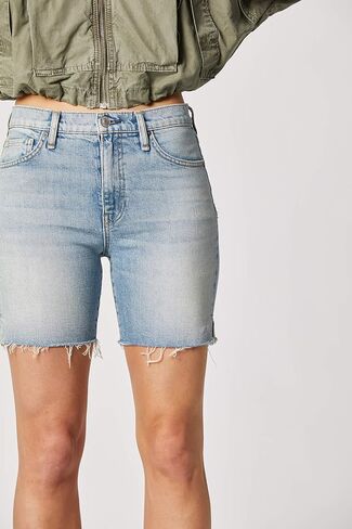HUDSON Women's Hana Biker Cut Off Jean Short in Saudi Arabia