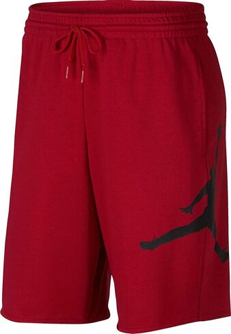 Nike Mens Jumpman Air Fleece Sweat Shorts Gym Red/Black AQ3115-687 Size Small in Saudi Arabia