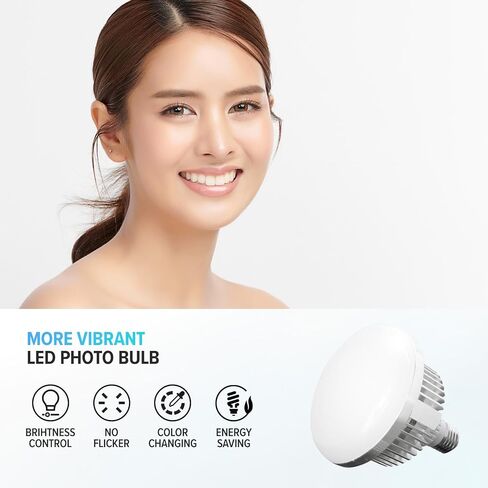 Julius Studio [عبوة واحدة] طقم إضاءة LED Softbox بقدرة 85 وات، صندوق ناعم مقاس 20 × 28 بوصة (عرض × ارتفاع) مع جهاز تحكم عن بعد، سطوع مفرط 6300 لومن، تحكم في الألوان 3200K-5500K، معدّل ناشر ضوء ناعم، JSAG747 in Saudi Arabia
