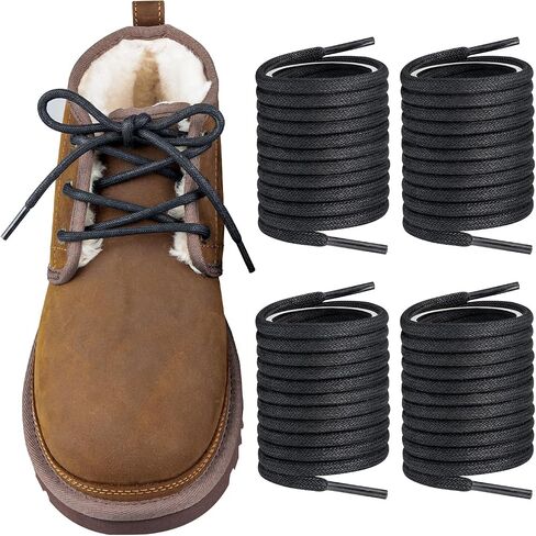 Endoto 2 Pairs Round Shoe Laces for UGG Neumel Boot,Shoelaces Replacement Laces for UGG in Saudi Arabia