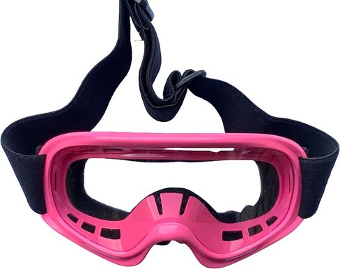 MRS Kids PINK GOGGLES للشباب الترابية حفرة الدراجة مقاومة للصدمات قابلة للتعديل للأطفال ATV رباعية الذهاب كارت دراجة نارية على الطرق الوعرة ركوب موتوكروس سباق الدراجات نظارات نظارات للفتيات عدسة واضحة نظارات الأطفال in Kuwait