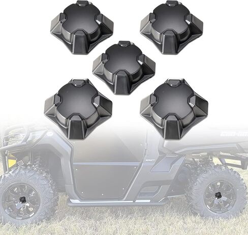 أغطية محور مركز عجلة Defender، أغطية غطاء مركز محور العجلة A & UTV PRO متوافقة مع ملحقات Can Am Defender Commander Outlander Maverick 2015-2021، استبدل OEM # 705401541، 5 قطع in Saudi Arabia