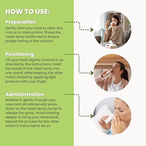 Capsaicin Nasal Spray - 200Sprays - Natural Sinus Relief, Sinus Relief Spray, Natural Allergy Sinus Spray for Stuffy Nose, Non-Addictive Formula for Holistic Nasal Wellness(1) in Saudi Arabia