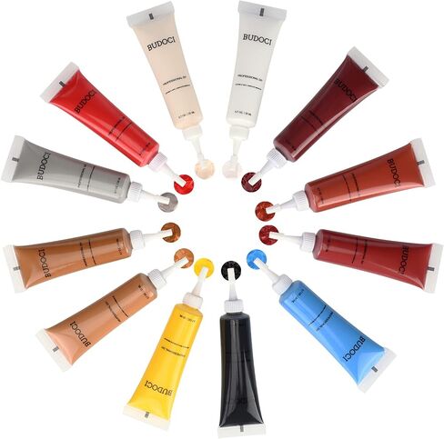12 Colors Leather Repair Kit for Furniture, Vinyl Furniture Repair Kit for Car Seats, Jacket, Purse, Leather Shoes, Boat Seat (12 PCS SET) in Saudi Arabia