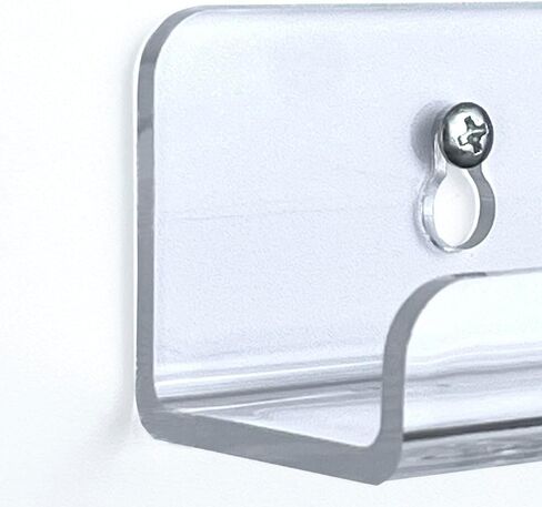 Clear Vinyl Record Shelf Wall Mount 8 Pack 7 Inch, Acrylic Vinyl Album Holder Display, CD shelf, Album Frame Organizer, Kids Bookshelf, Floating Wall Shelf in Home Office and Record Store in Saudi Arabia