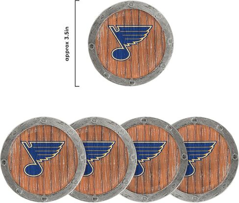 FOCO St. Louis Blues NHL 5 Pack Barrel Coasters in Saudi Arabia