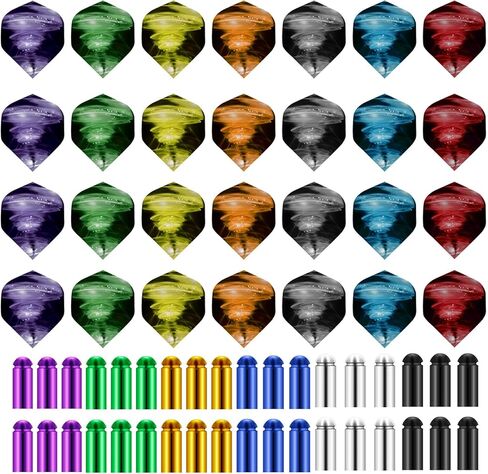 رحلات رمي ​​السهام القياسية، 140 قطعة من جناح ذيل الريش المتين للحيوانات الأليفة وواقيات جناح طيران رمي السهام للطرف الفولاذي والسهام ذات الأطراف الناعمة in Kuwait