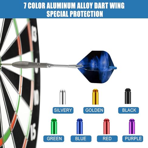 رحلات رمي ​​السهام القياسية، 140 قطعة من جناح ذيل الريش المتين للحيوانات الأليفة وواقيات جناح طيران رمي السهام للطرف الفولاذي والسهام ذات الأطراف الناعمة in Kuwait
