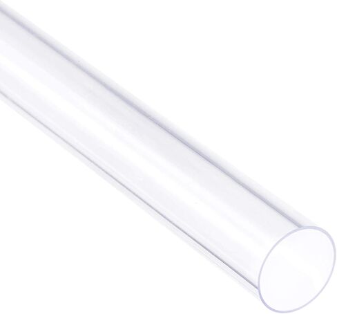 uxcell 2pcs Clear Rigid PVC Pipe 19/32"(15mm) ID x 5/8"(16mm) x 2ft Round Tube Tubing in Saudi Arabia