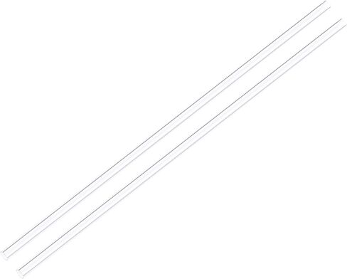 uxcell 2pcs Clear Rigid PVC Pipe 19/32"(15mm) ID x 5/8"(16mm) x 2ft Round Tube Tubing in Saudi Arabia