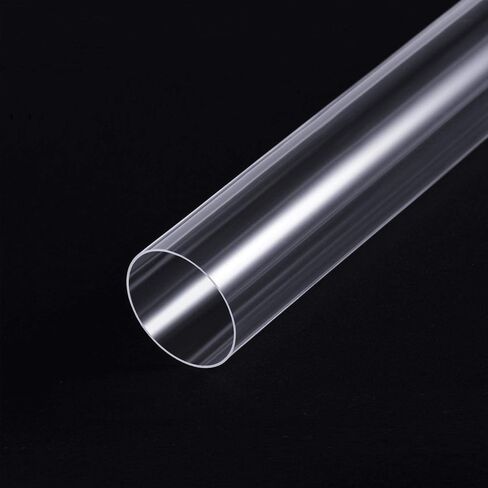 uxcell 2pcs Clear Rigid PVC Pipe 19/32"(15mm) ID x 5/8"(16mm) x 2ft Round Tube Tubing in Saudi Arabia