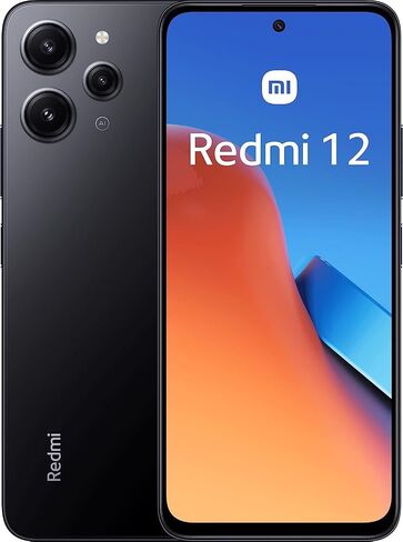 Xiaomi Redmi 12 4G LTE (256 جيجابايت + 8 جيجابايت) ذاكرة ROM عالمية غير مقفلة 6.67 بوصة 50 ميجابكسل كاميرا ثلاثية (Tmobile Mint Tello Global) + إضافية (مع شاحن سيارة USB مزدوج سريع 51 وات) (أسود منتصف الليل (ذاكرة ROM عالمية)) in Saudi Arabia