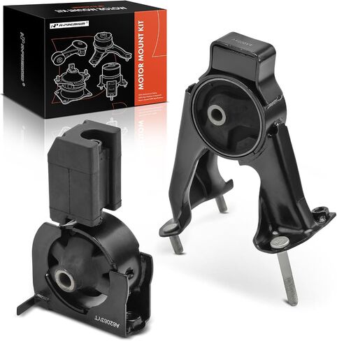 مجموعة تثبيت محرك المحرك A-Premium متوافقة مع Toyota Corolla وMatrix & Pontiac Vibe 2003-2008، 1.8 لتر، ناقل حركة أوتوماتيكي، مجموعة من قطعتين، استبدال # 123610D090، 123610D100 in Saudi Arabia