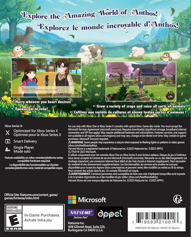 Harvest Moon: The Winds of Anthos لجهاز Xbox Series X مع مكافأة إضافية مقاس 7 بوصات من القطيفة النعسانة وحلية الياقة in Kuwait