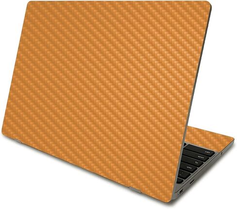 غلاف من ألياف الكربون MightySkins متوافق مع Samsung Chromebook 4 (2021) مقاس 11.6 بوصة - رمادي صلب | لمسة نهائية واقية ومتينة من ألياف الكربون | سهلة التطبيق وتغيير الأنماط | صنع في الولايات المتحدة الأمريكية in Kuwait