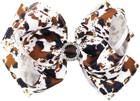Baby Girls Leopard Bow hairpin girls leopard bow Hair Accessories for women.(FJ65) (Leopard A) in Saudi Arabia