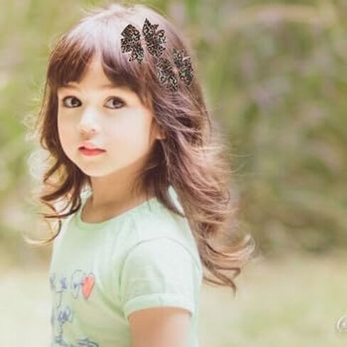 Baby Girls Leopard Bow hairpin girls leopard bow Hair Accessories for women.(FJ65) (Leopard A) in Saudi Arabia