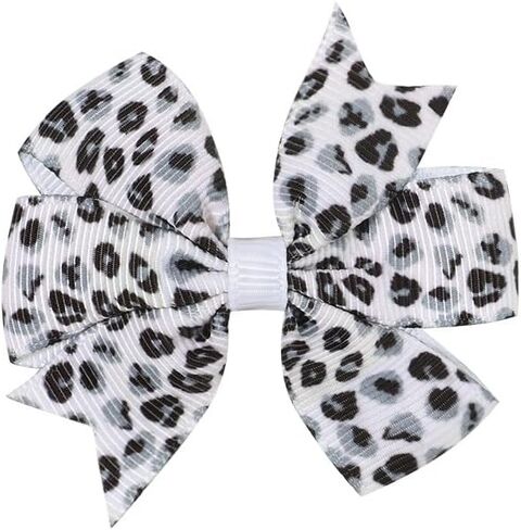 Baby Girls Leopard Bow hairpin girls leopard bow Hair Accessories for women.(FJ65) (Leopard A) in Saudi Arabia