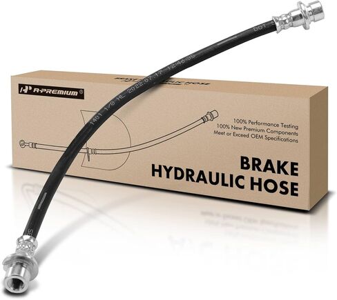 A-Premium Rear Driver and Passenger Inner Brake Hydraulic Hoses Compatible with Select Honda and Acura Models - Pilot 2003-2008, MDX 2001-2006 - Replace# 01466S3VA00(Pack of 2) in Kuwait