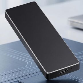 Portable Mobile Intelligent Backup Disk, 64 GB High Capacity External Storage for Photos Videos, USB 3.1 Type-C Interface Memory Extender, Black in Saudi Arabia
