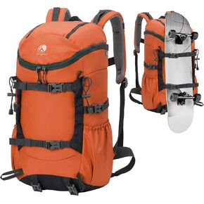 Skateboard Backpack for Men, 30L Waterproof Hiking Backpack, Black in Kuwait