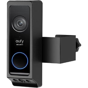 حامل جرس باب فيديو مضاد للسرقة لجرس الباب Eufy E340 فقط، دعامة تثبيت على الباب بدون حفر لكاميرا جرس الباب Eufy، مجموعات جرس باب الشقة لغرفة الإيجار المنزلية، لا يحجب مستشعر الحركة in Kuwait