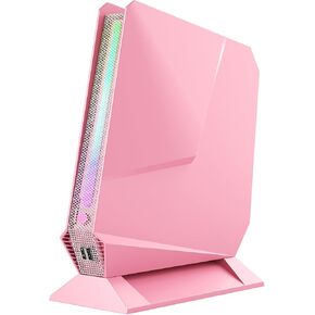 كمبيوتر ألعاب صغير، Intel Core I7-8750H مع كمبيوتر ألعاب Nvidia GTX1050، 16 جيجابايت DDR4 512 جيجابايت SSD، يدعم أضواء RGB، شاشة ثلاثية/WiFi6 BT5.2/RJ-45، كمبيوتر مكتبي Windows 11 Pro للأعمال المكتبية المنزلية in Kuwait