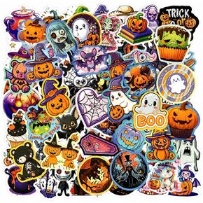Halloween Stickers 100PCS Party Favors Bulk, Horror Sticker Gifts in Kuwait