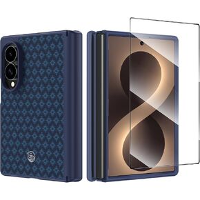 BENKS for Samsung Galaxy Z Fold 8 Case with Screen Protector and Full Hinge Protection, MagSafe-Compatible Kevlar Case, Shockproof Z Fold 8 Phone Case, ArmorGrid Pro Grand Combo, Black in Saudi Arabia