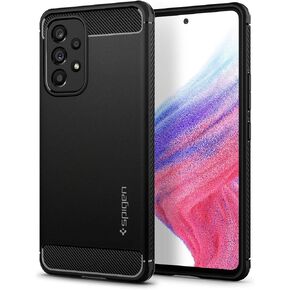 Spigen for Galaxy A37 5G Case, Rugged Armor [Military-Grade Protection] - Matte Black in Saudi Arabia
