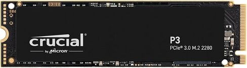 Crucial P3 PCIe Gen3 NVMe 4TB SSD, Up to 3,500MB/s Read, Laptop & Desktop (PC) Compatible, Solid State Drive – CT4000P3SSD8 in Saudi Arabia