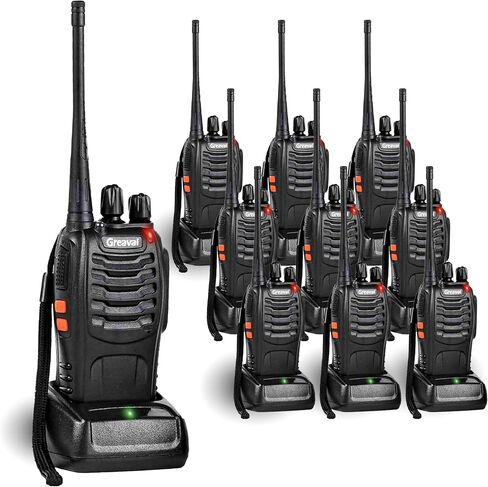 Walkie Talkies Long Range 10 Pack, Rechargeable 16 Channels 2 Way Radio in Saudi Arabia
