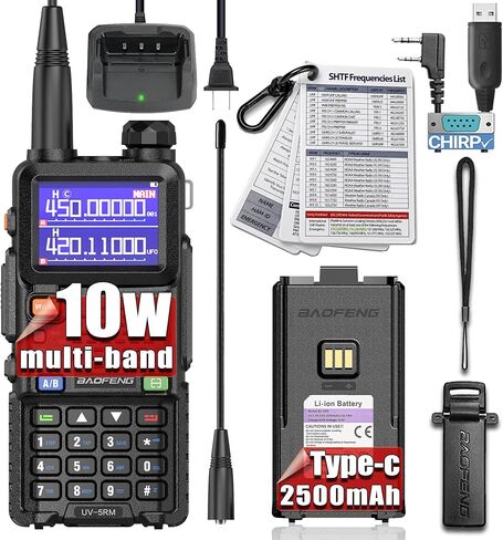 BAOFENG Radio UV-5RM 10W Ham Radio Handheld,UV5R Long Range Walkie Talkie in Saudi Arabia
