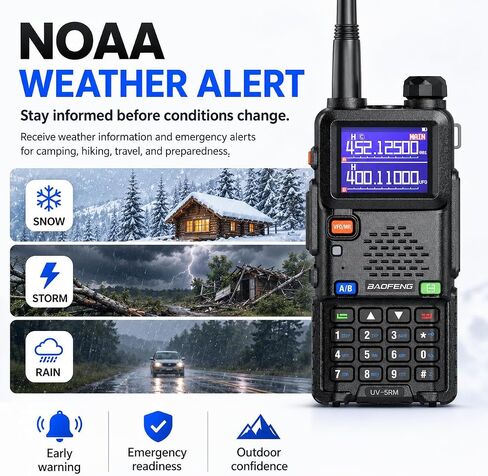 BAOFENG Radio UV-5RM 10W Ham Radio Handheld,UV5R Long Range Walkie Talkie in Saudi Arabia
